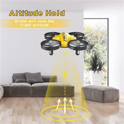 Mini Drone eri abaana n'abatandisi Yellow